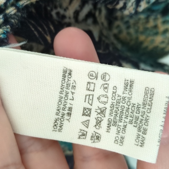 Free People Lady Luck Tunic Black Romantic print Mini Bohemian Hippie Dress Sz M - Picture 9 of 9